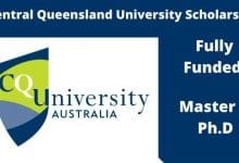 Central Queensland University RTP Scholarship