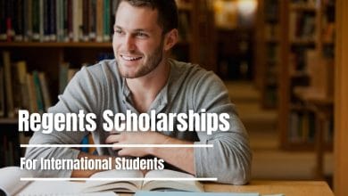 Regents Scholarships for International Students